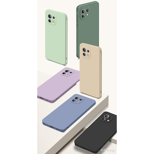 Xiaomi Mi 11 - Silicone Case Microfiber Svart