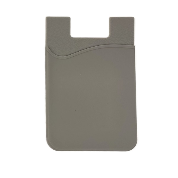 Älypuhelimen korttipidike - itseliimautuva silikoni Grey