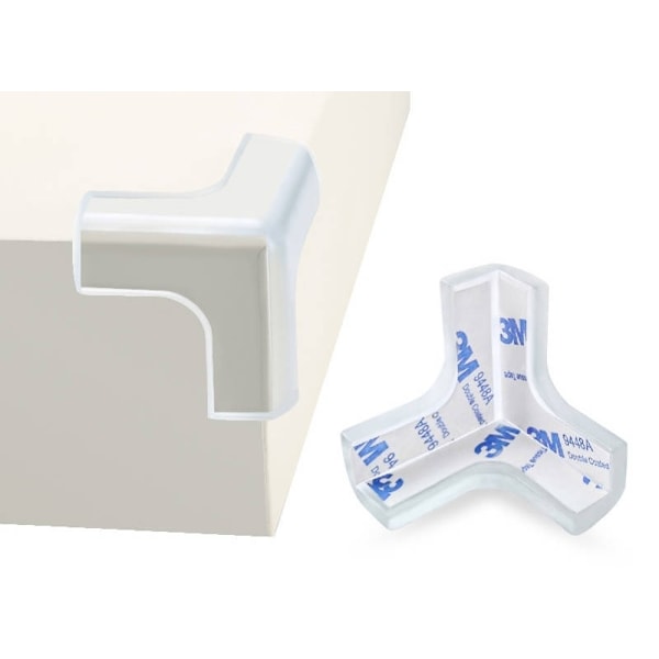Hörnskydd Stor - Möbler 4 pack Vit