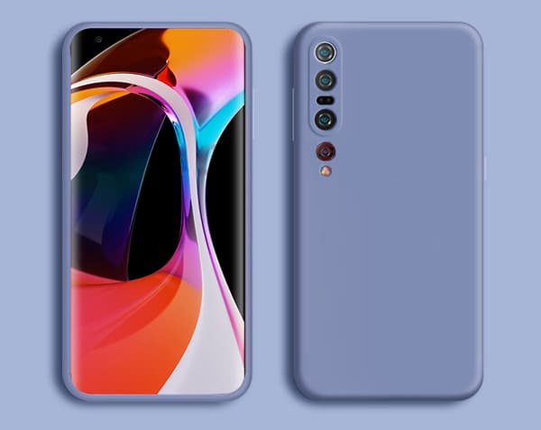 Xiaomi mi 10 pro silikon mikrofiber skal  svart