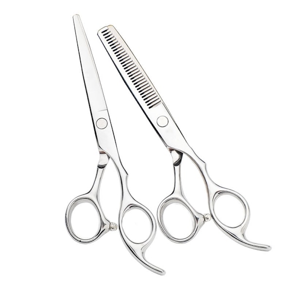 Professional hairdressing scissors and thinning scissors with case Lyx