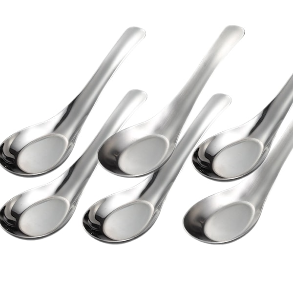 Aasialainen keittolusikka - ruostumatonta terästä 2-pack 6-pack