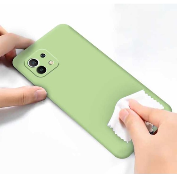 Xiaomi Mi 11 - Silikon Skal Mikrofiber Svart
