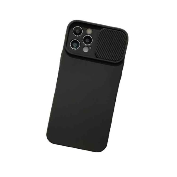 iPhone 12 Pro Max silikoneetui - beskyttelse af kamera/linse Purple
