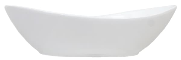 Stor Porslins Skål Oval - 4 pack Vit