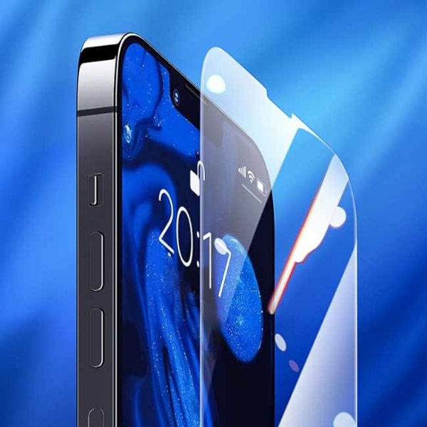 2-pak - iPhone 15 Plus skærmbeskyttelse af hærdet glas i høj kva