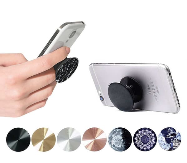 Älypuhelimen sormipidike - Grip Holder matkapuhelin / tabletti Vit