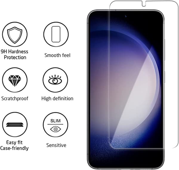 Samsung Galaxy S23 Plus - Härdat Skyddsglas