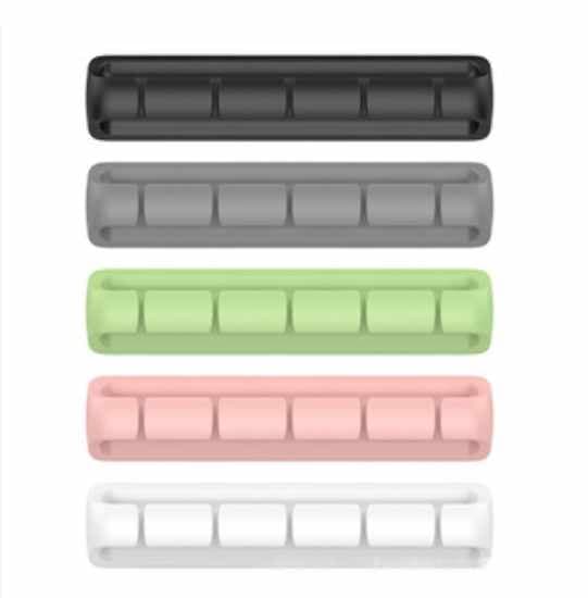 5-Pack - Kabelhållare – Multi-Set för Smidig Sladdhantering! Rosa