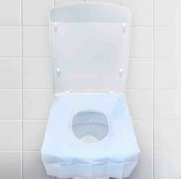 Hygieeniset wc-istuimen suojukset 100-pack Blå