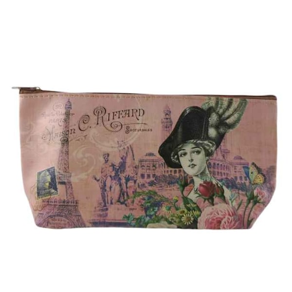 Make-up case with zipper Multiple motives blomma