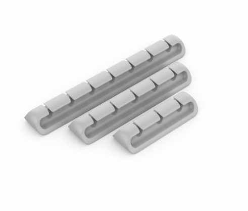 5-Pack - Kabelhållare – Multi-Set för Smidig Sladdhantering! Rosa