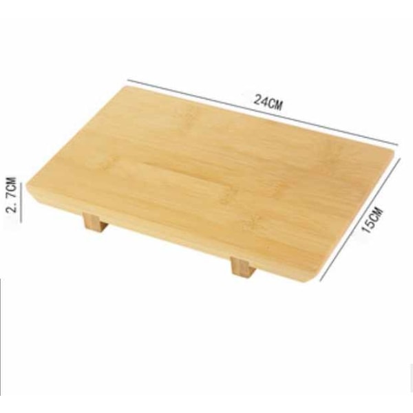 Sushi Platter - Wood Light Brun 27x18cm