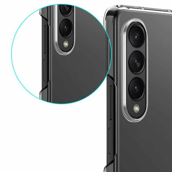 Samsung Galaxy Z Fold 4 - läpinäkyvä kuori Transparent