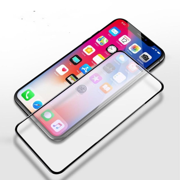 iPhone 11 Pro / iPhone X / iPhone XS  - Heltäckande Härdat Skyddsglas Lim