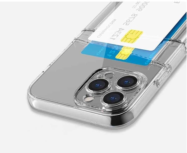 iPhone 13 Pro - Transparent Case Double Card Slot