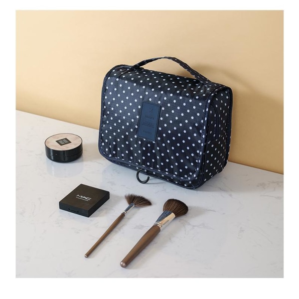 Ripustettava käsilaukku / matkalaukku - sininen pilkku