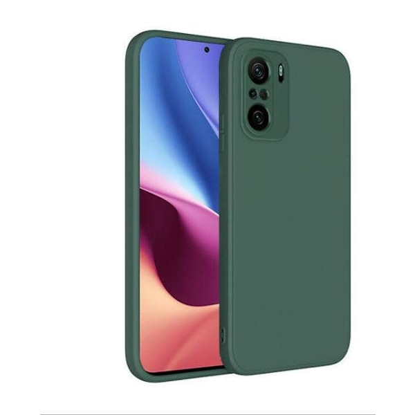 Xiaomi Mi 11i - Silicone Case Microfiber Light green