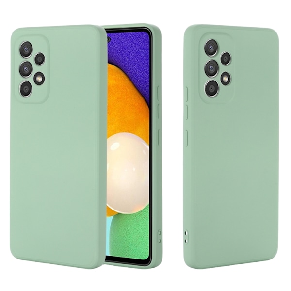 Samsung Galaxy A33 - Silikon Skal Mikrofiber Svart