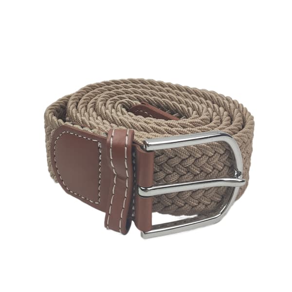 Flexibelt Canvastyg Bälte - 25 färger Blå / Gul Mönster