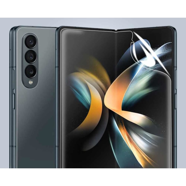 Samsung Galaxy Z Fold 4 - Pehmeä suojakalvo kolme kappaletta