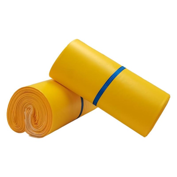 100 st - E-handelspåse 17 x 30 cm - Gul Yellow 5 Pack