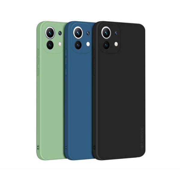 Xiaomi Mi 11 Lite - Silicone Case Microfiber Blue