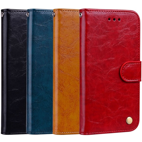 iPhone X / XS Wallet case röd