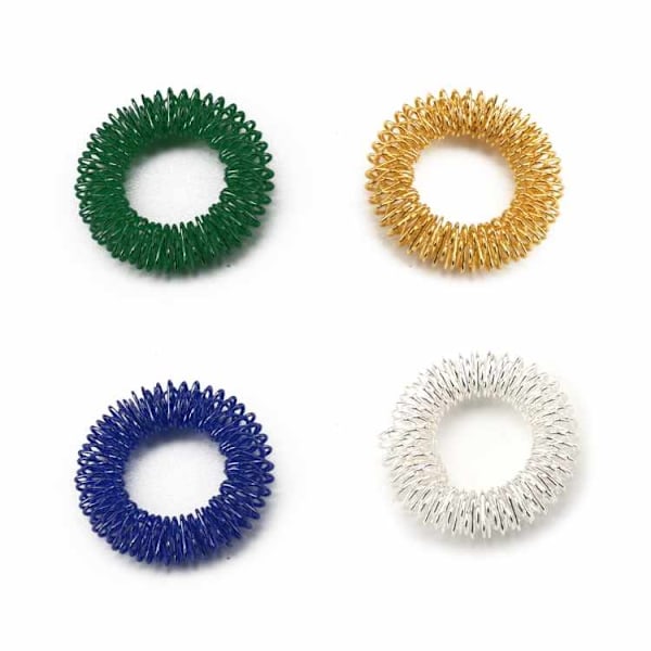 Fidget Toys - Leksakspaket för Vuxna och Barn - 38 delar Grön Pop Cirkel Grön/Gul/Blå/Röd/Rosa