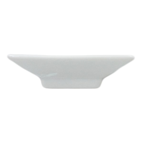 Mini porcelænsskål Dip Square Sloping - 20 pakke Vit