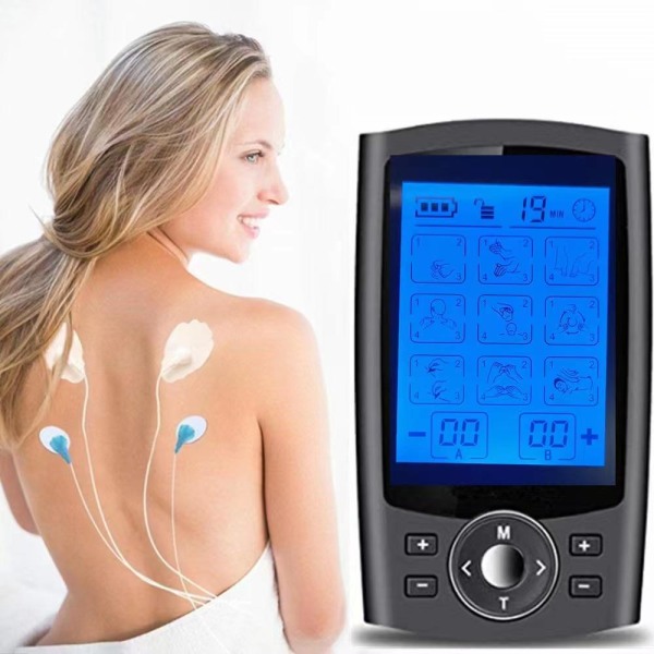 Elektronisk Massage Apparat - TENS Svart