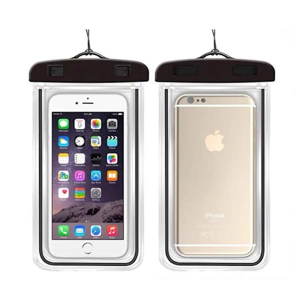 Phone Case Waterproof - Transparent Vit