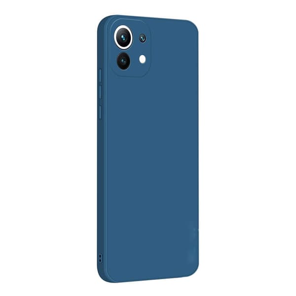 Xiaomi Mi 11 Lite - Silicone Case Microfiber Ljusgrön