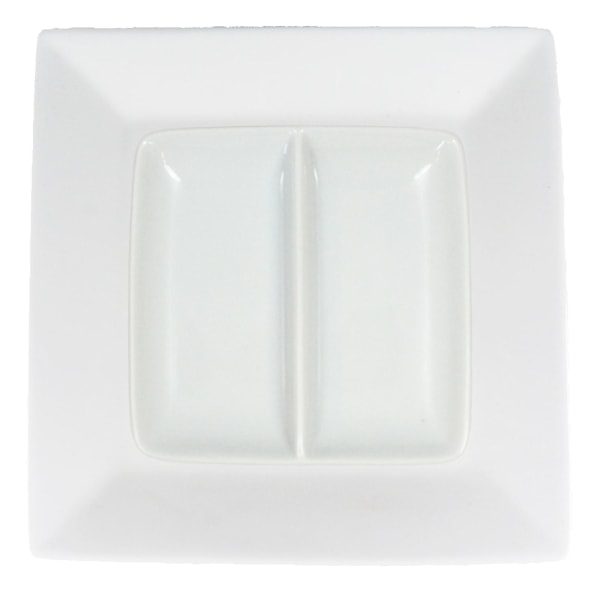 Porcelænsservice - Traditionel tallerken + minitallerken To dele Vit