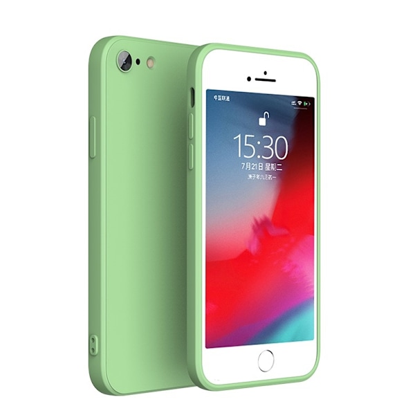 iPhone 6 Skal - Mikrofiber Silikon Svart