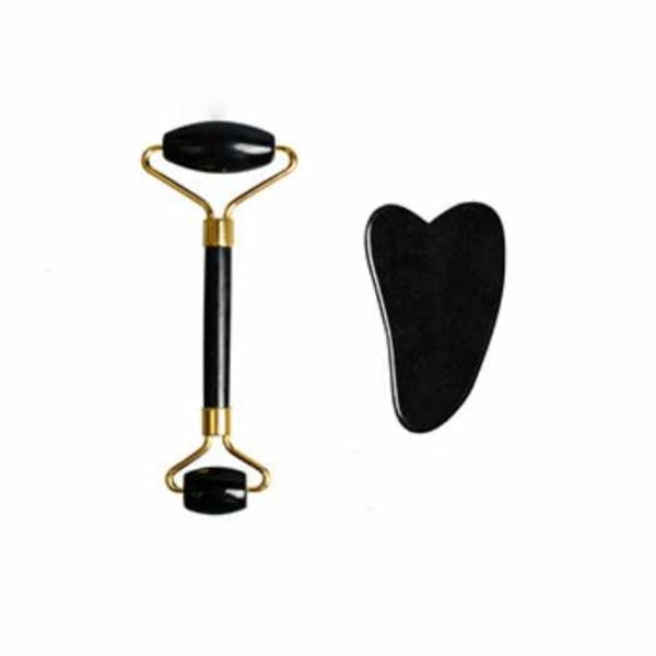 Gua Sha massage kit - Green Grön