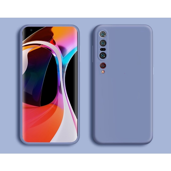 Xiaomi Mi 10 Pro - Silikon Skal Mikrofiber Mörkblå
