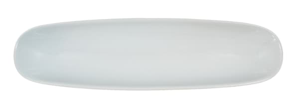 Posliinilautanen soikea - 4 kpl Vit