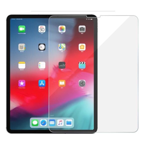 iPad Air 12.9 tum - Härdat Skyddsglas Rundade Kanter Vit