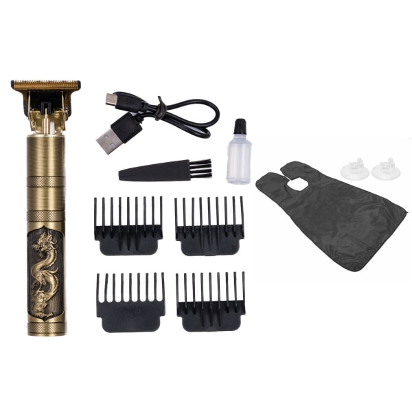 Hair & Beard Trimmer Deluxe Kit + Ilmainen parranajosetti - Drake