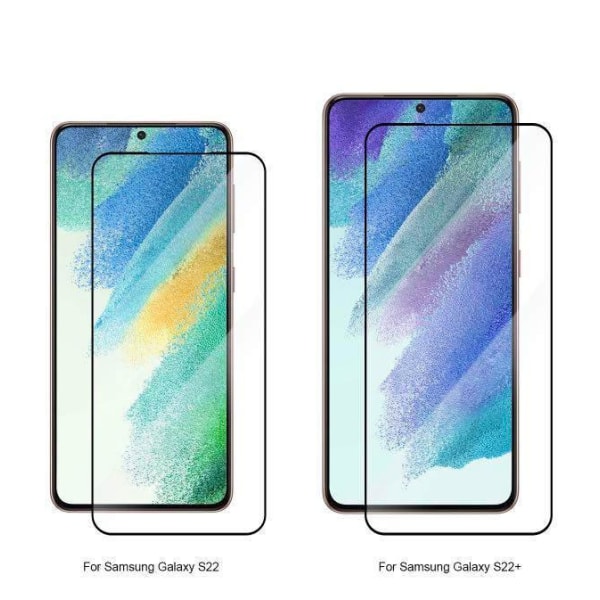 Samsung Galaxy S22/S22 plus - Hærdet glas med fuld dækning/Beskyttende glas S22 plus