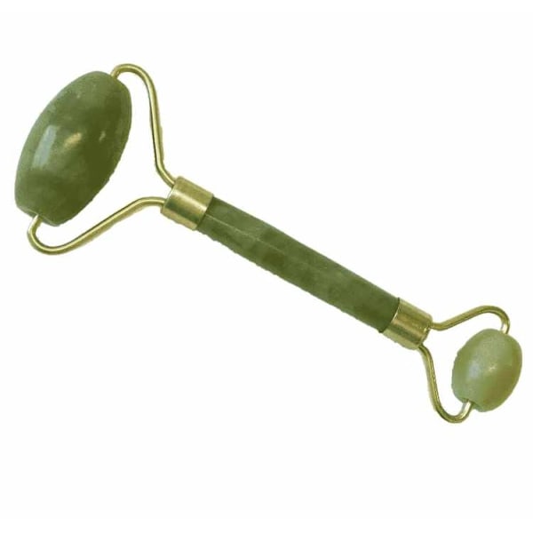 Gua Sha kaavin + Jade Roller - vihreä