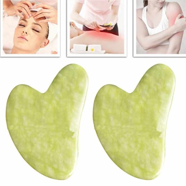Gua Sha kaavin Large Advanced - Vihreä 10 kpl.
