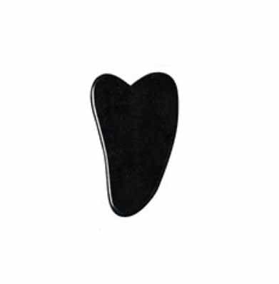 Gua Sha Skrapa - Svart Svart