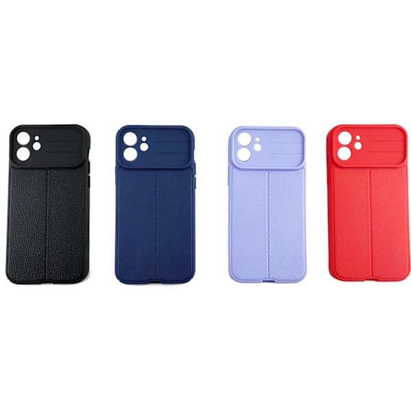 iPhone 11-skal - mikrofiber-silikone Red