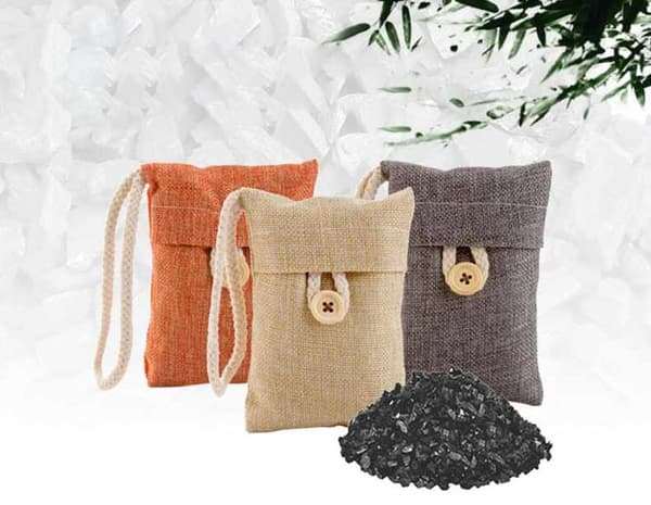 Air Purifier Bamboo Carbon bag 100 g - 2-pack Gul