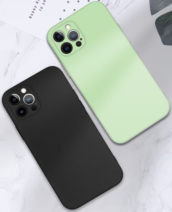 iPhone 12 Pro Max Mikrofiber silikonskal  Röd