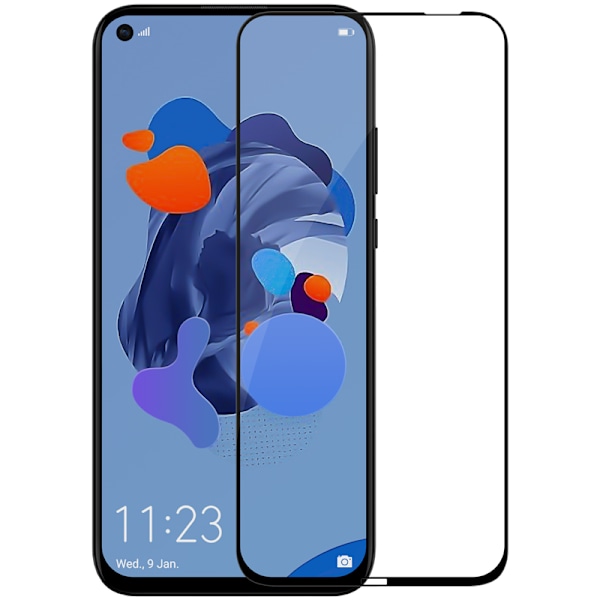 Härdat glas / heltäckande skärmskydd till Huawei P40 lite