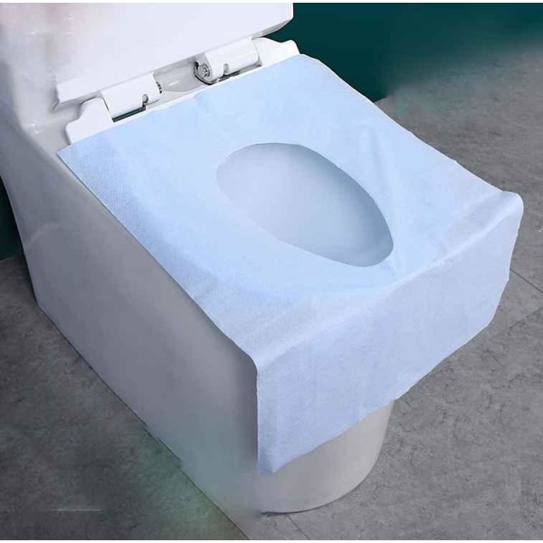 Hygieniska Toalettsitsskydd 10-pack Blå