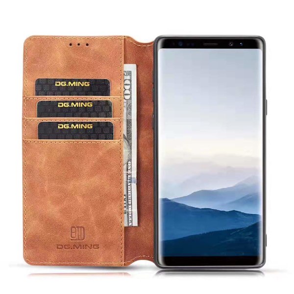 Samsung Galaxy Note10 Plånboksfodral-DG.MING brun